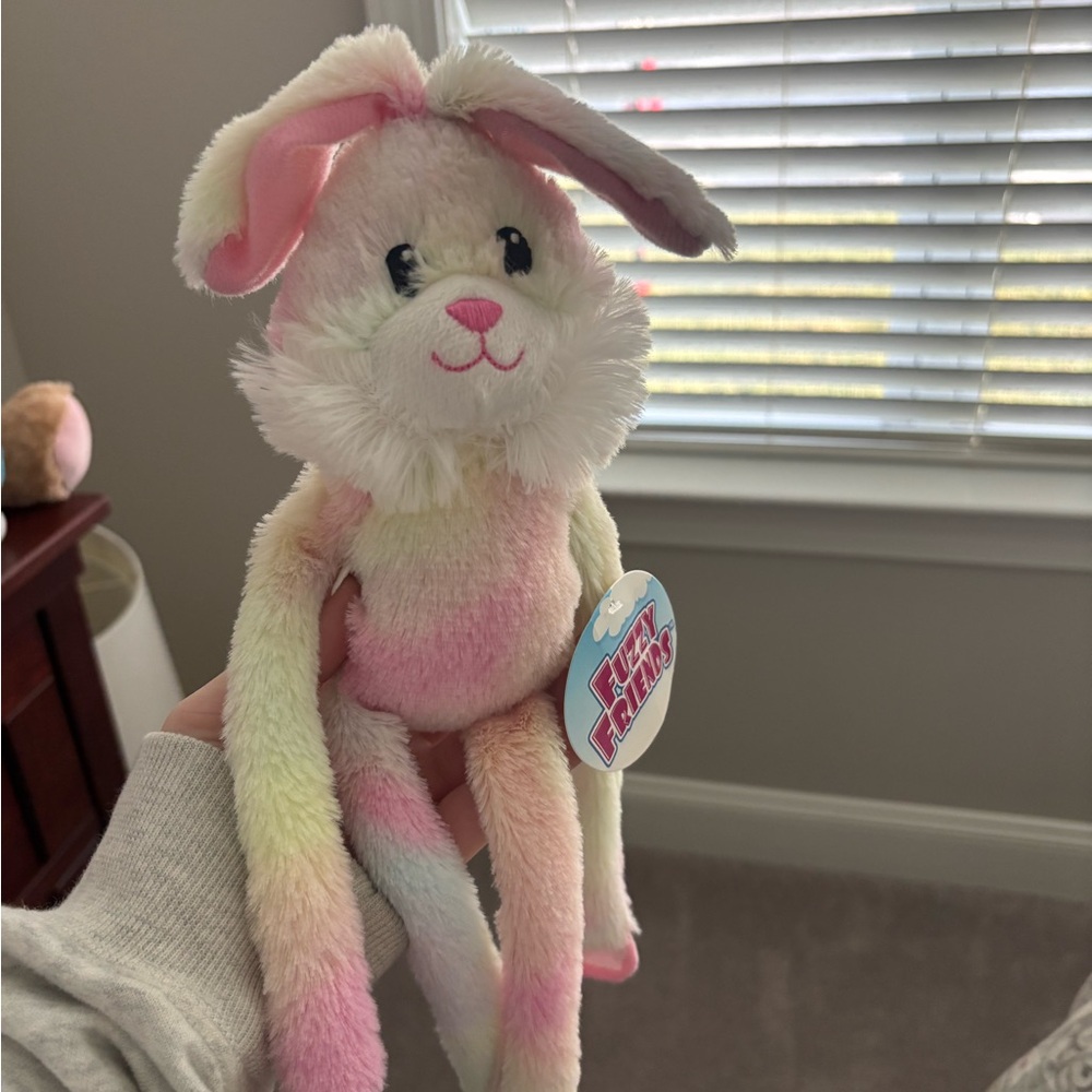 Pastel Bunny Plush Toy